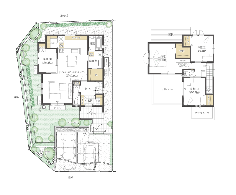 177号地間取り