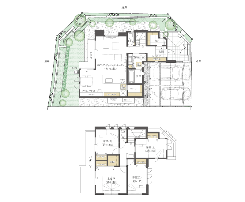 295号地間取り