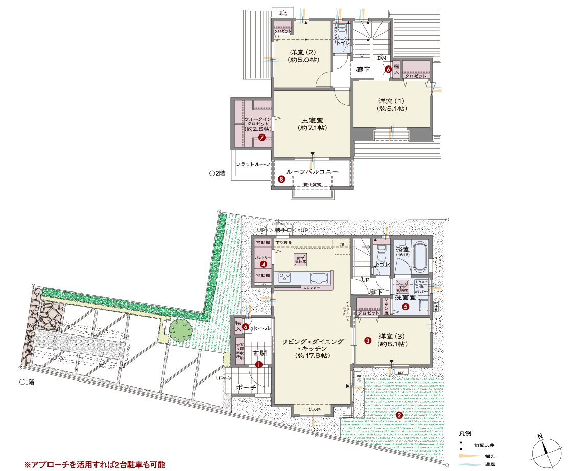 8号棟 区画 間取り 公式 プラネシーン松戸 馬橋 松戸市中和倉 馬橋駅 大林組グループが贈る新築一戸建て 8号棟 区画 間取り 公式 プラネシーン松戸 馬橋 松戸市中和倉 馬橋駅 大林組グループが贈る新築一戸建て