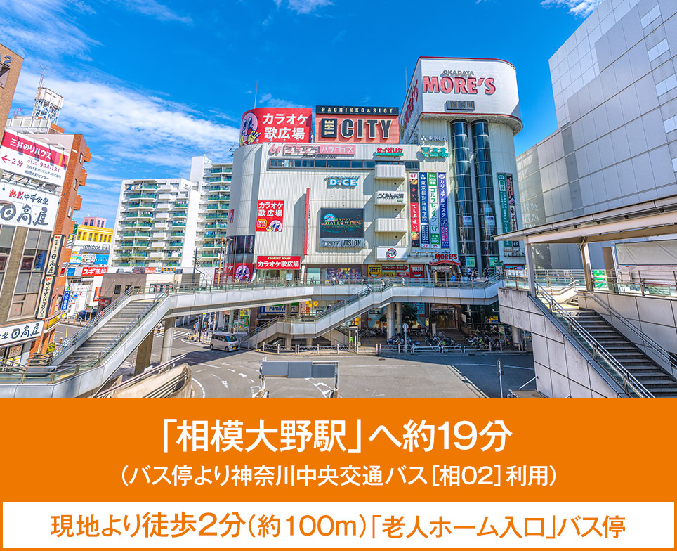 「相模大野駅」へ約19分