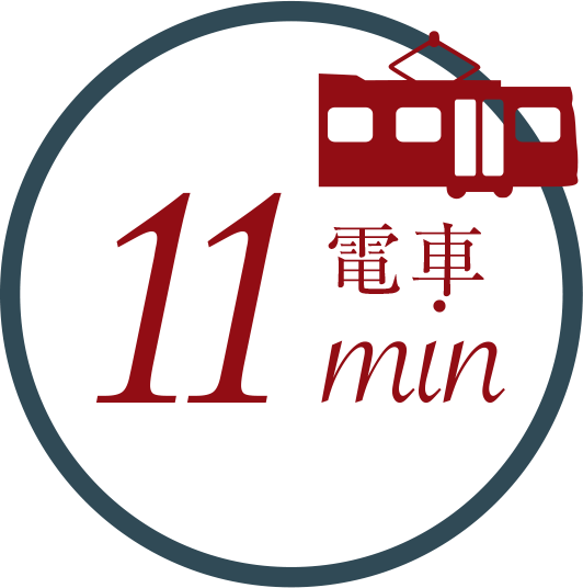 電車12min