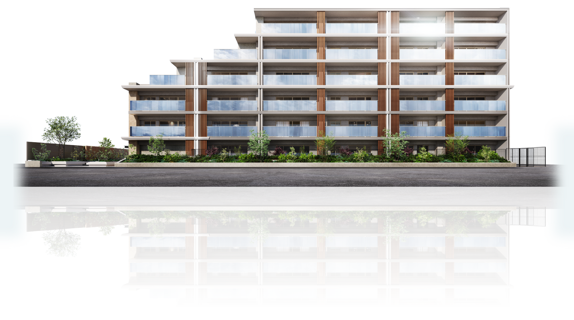 南立面外観完成予想CG