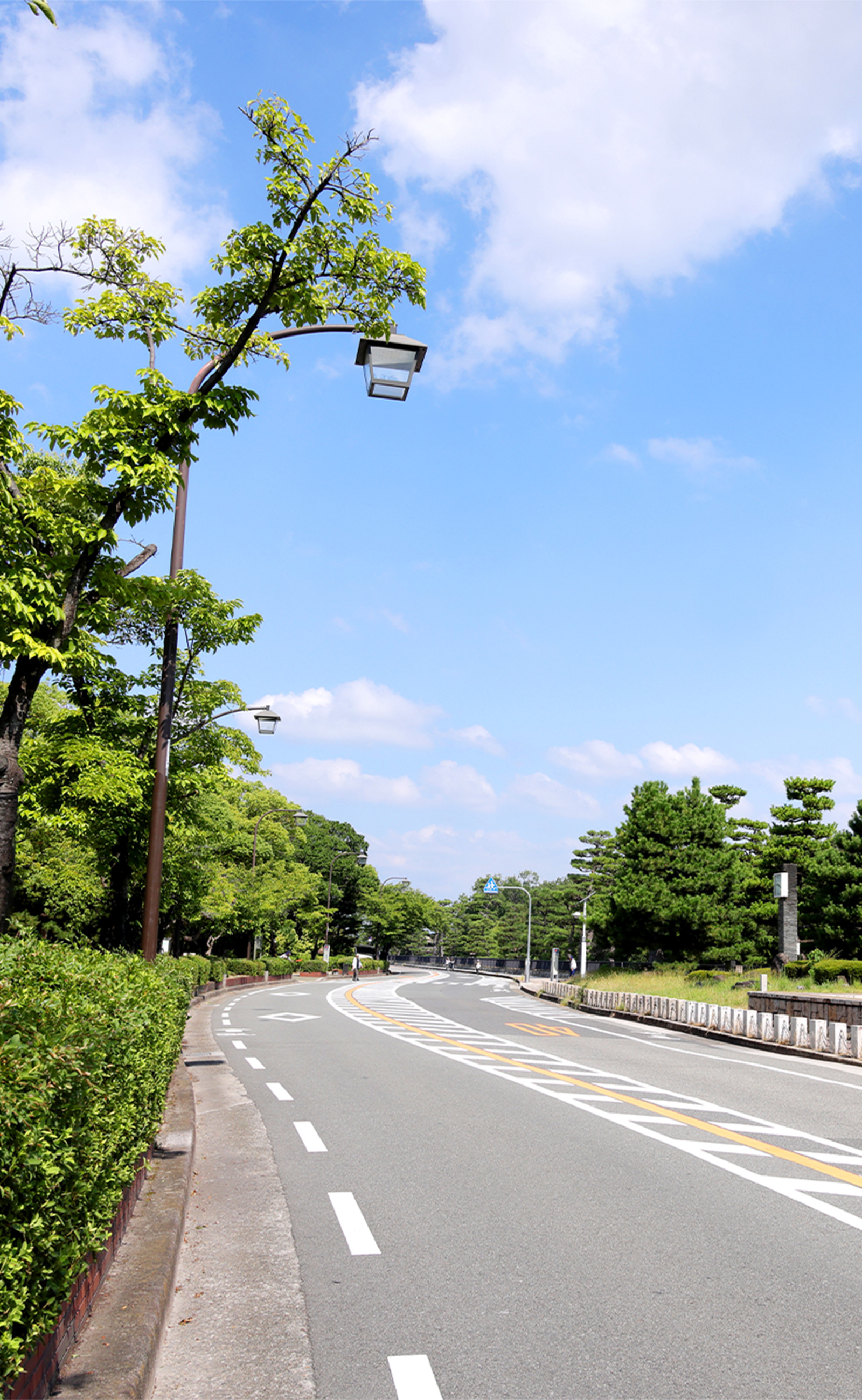 現地周辺の街並み