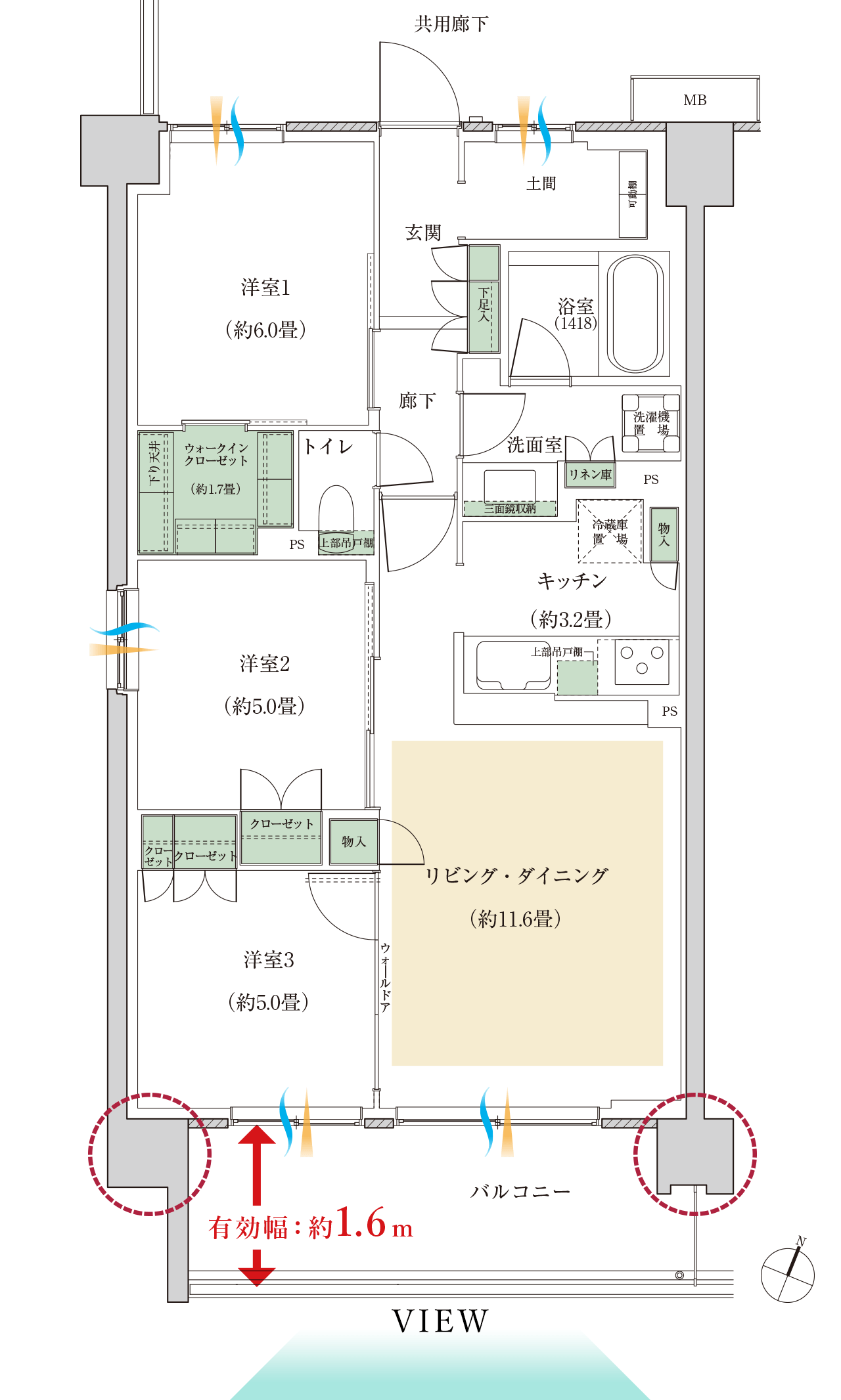 EEタイプ間取り図