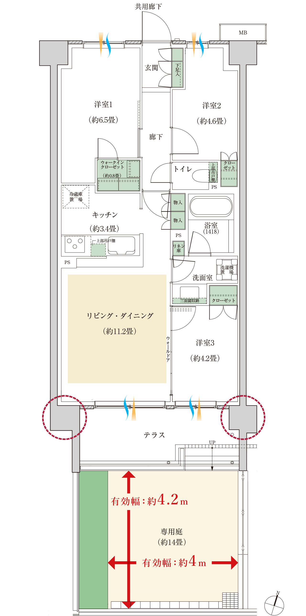 WEgタイプ間取り図