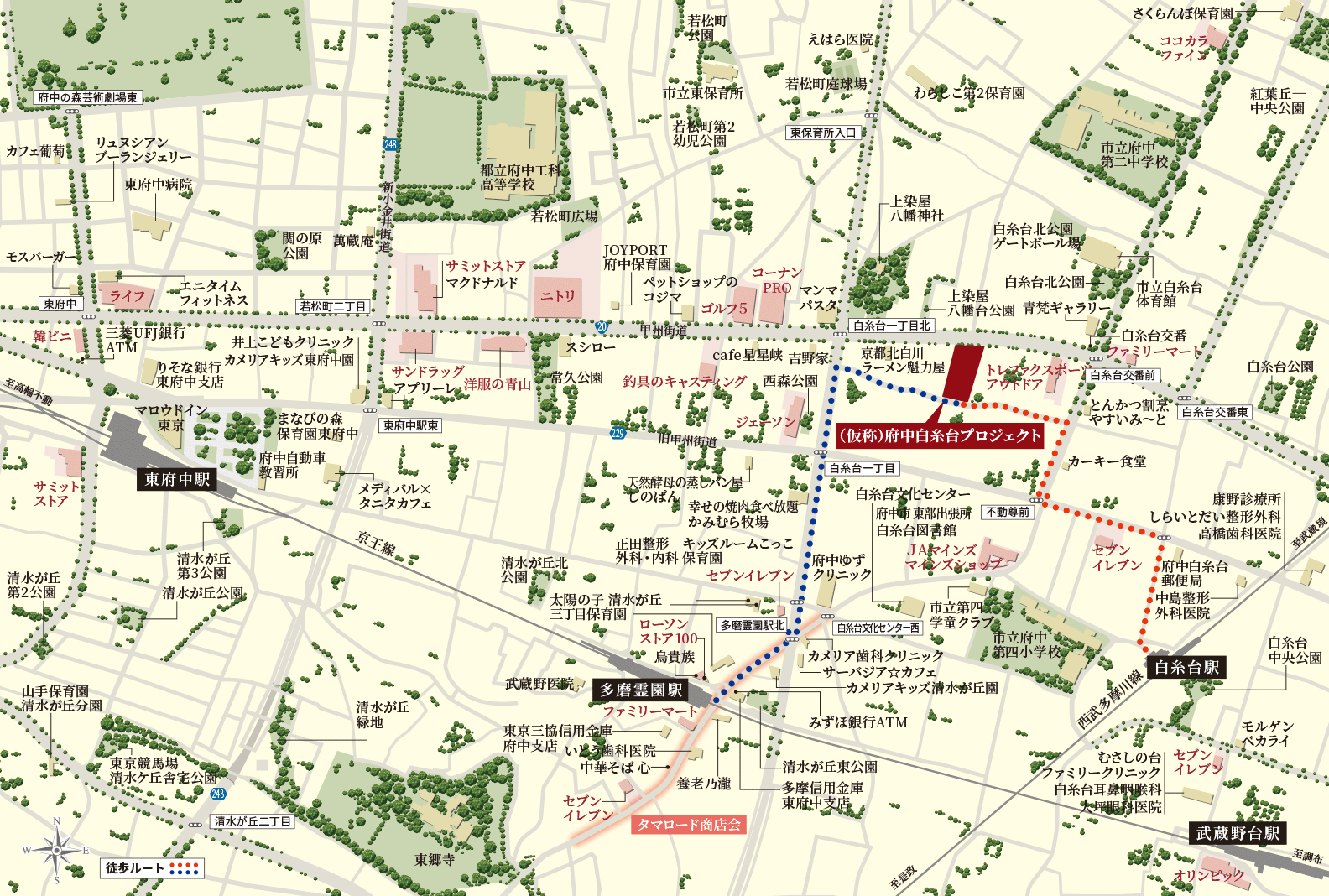 現地案内図